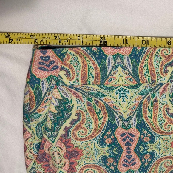 Ann Taylor Madison Paisley Skirt Size 8 - Picture 12 of 13
